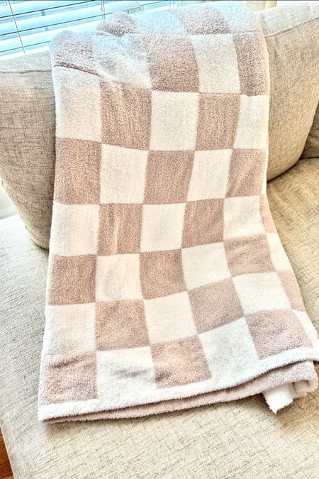 Checked Amazon blanket similar to barefoot dreams but half the price! Tan neutral blanket soft 

#LTKGiftGuide #LTKFindsUnder50 #LTKHome