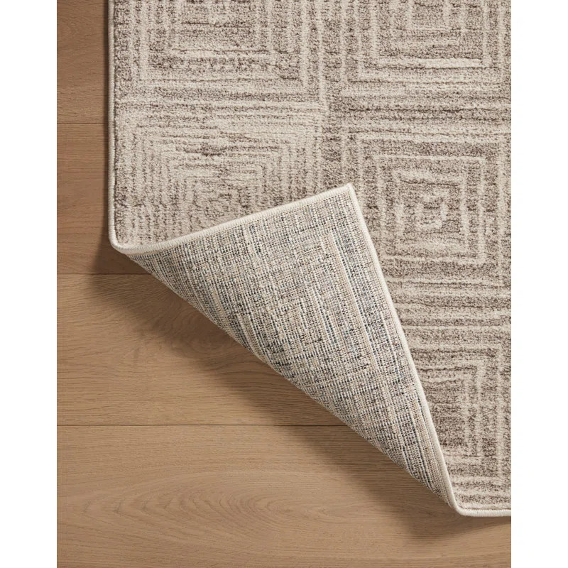Loloi II Geometric Machine Woven Polyester Area Rug in Sand & Reviews | Wayfair | Wayfair North America