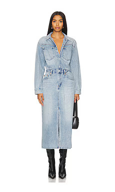 LEVI'S Western Denim Midi Dress in Feeling This from Revolve.com | Revolve Clothing (Global)