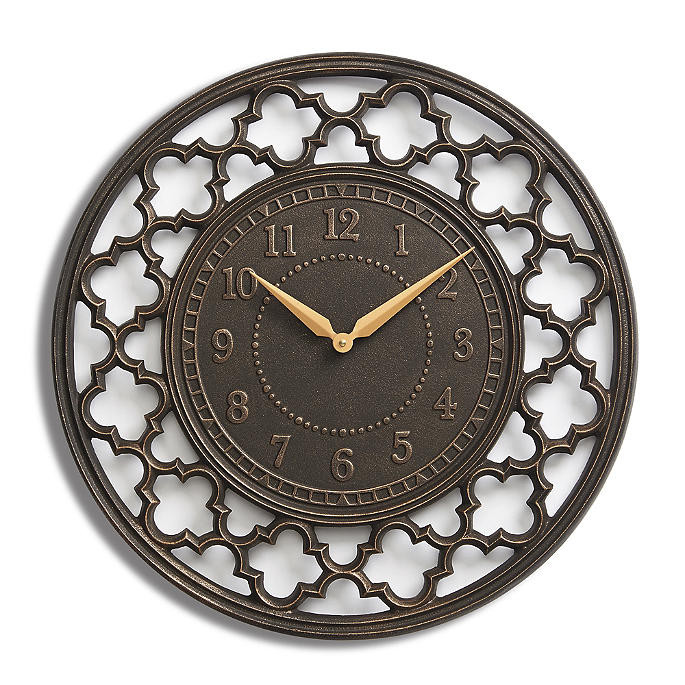 Quatrefoil Clock | Frontgate | Frontgate