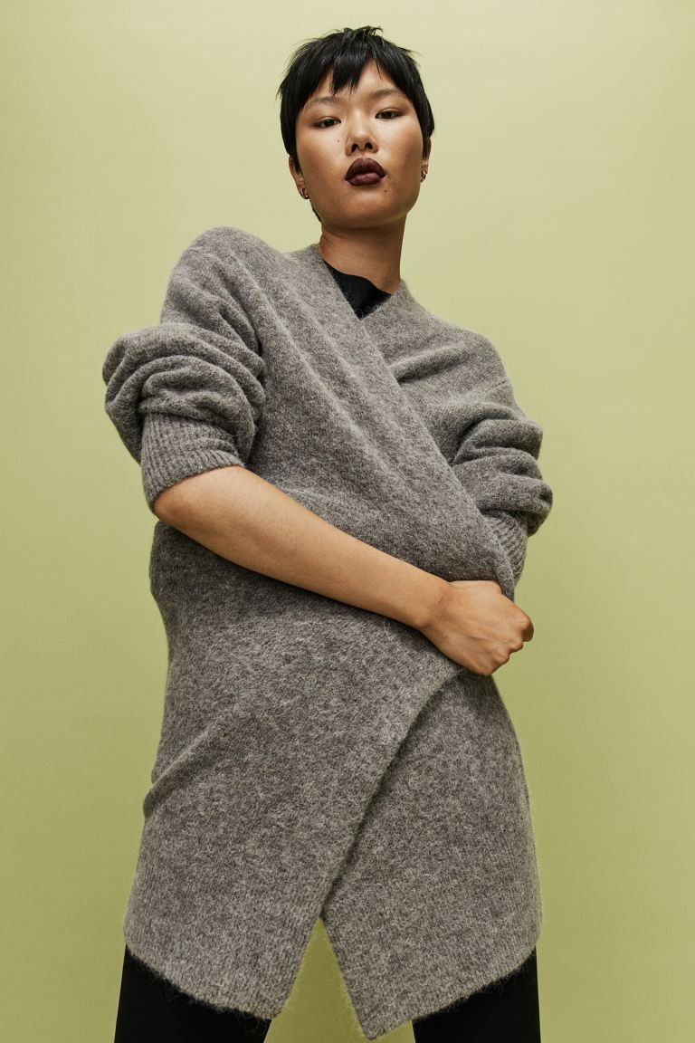 Knitted wool-blend cardigan | H&M (UK, MY, IN, SG, PH, TW, HK)