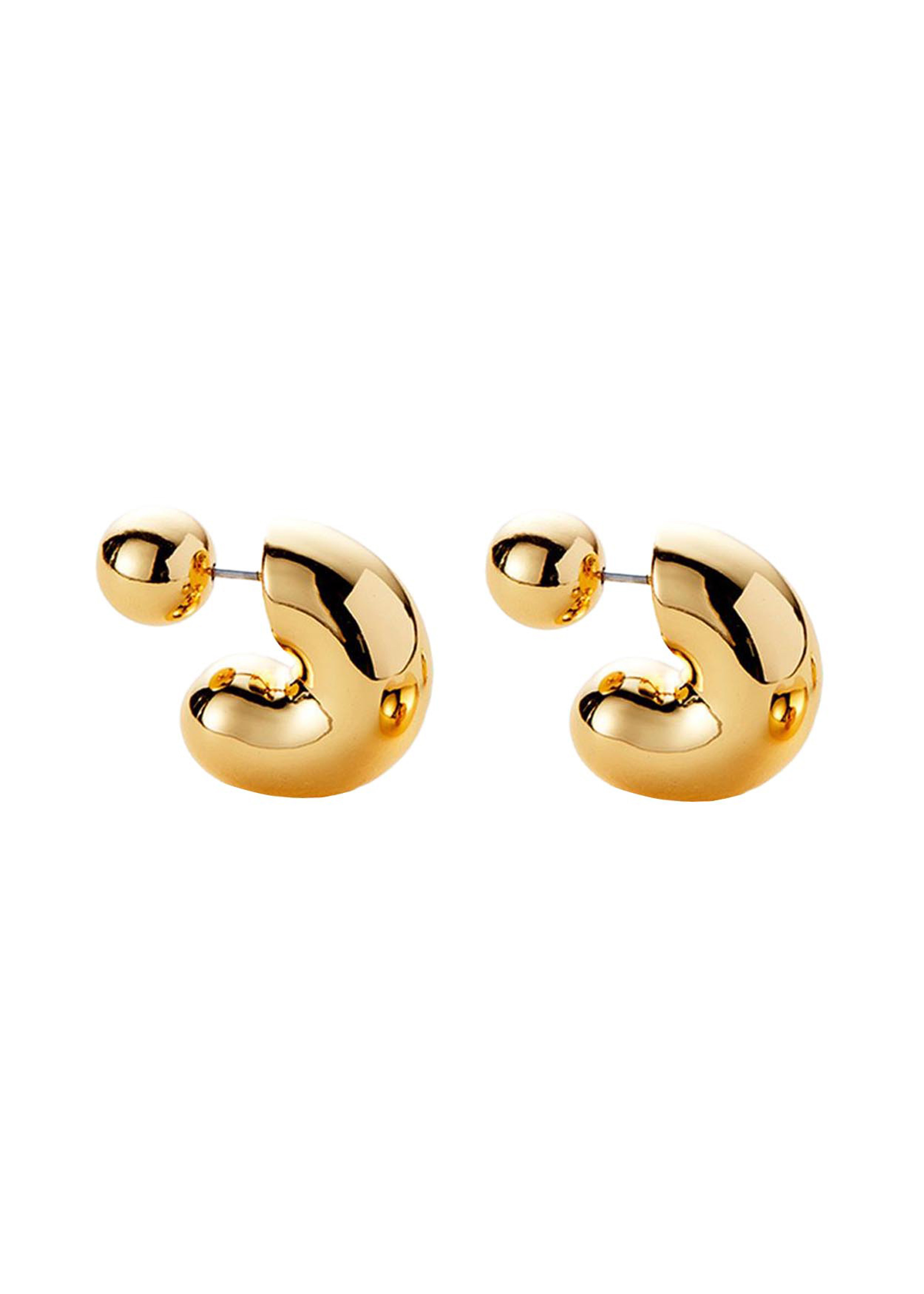 Tome 14k gold hoop earrings | Harvey Nichols