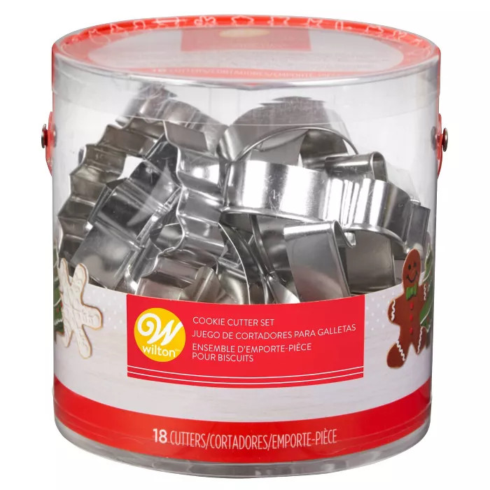Wilton 18pc Holiday Metal Cookie Cutter Set | Target