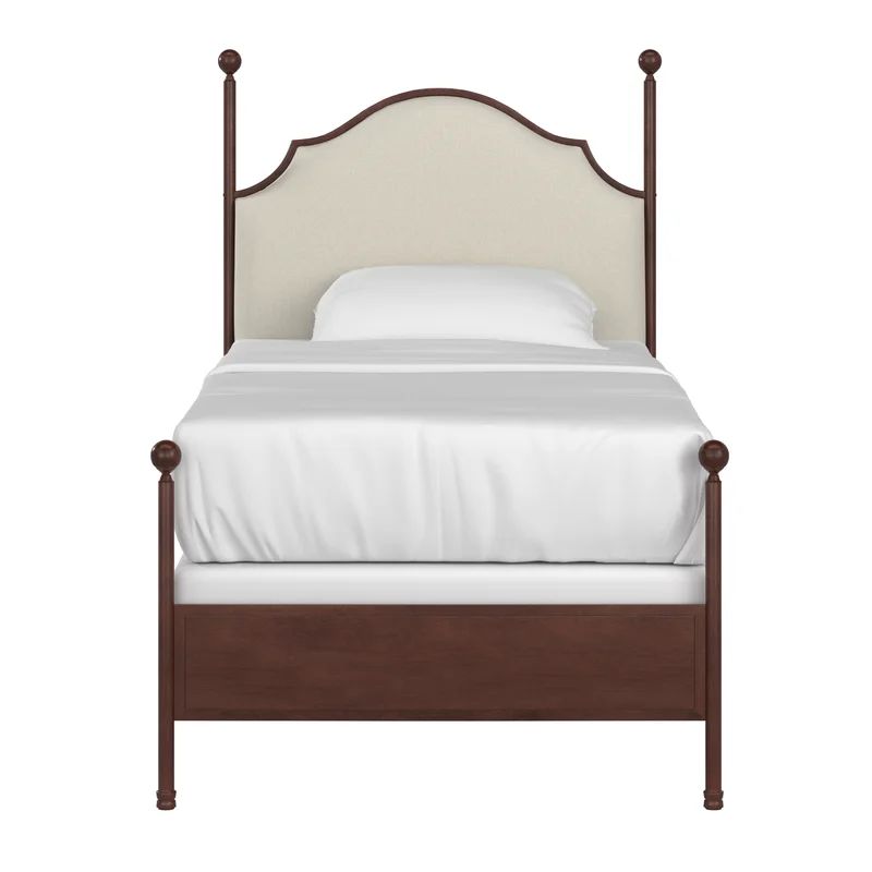 Marinez Upholstered Metal Standard Bed | Wayfair North America