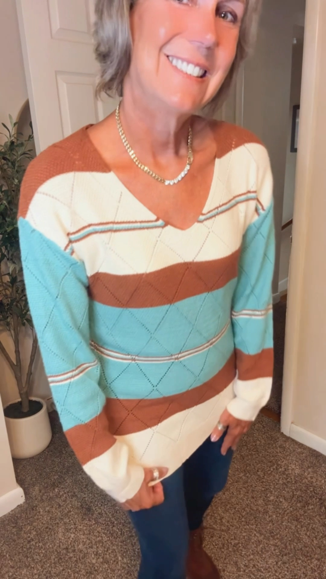 Everyday fall outfit ideas!  These 2 sweaters can be worn long or tucked depending on your mood. Perfect with trousers or a skirt for school or the office  

#LTKStyleTip #LTKSeasonal #LTKFindsUnder50