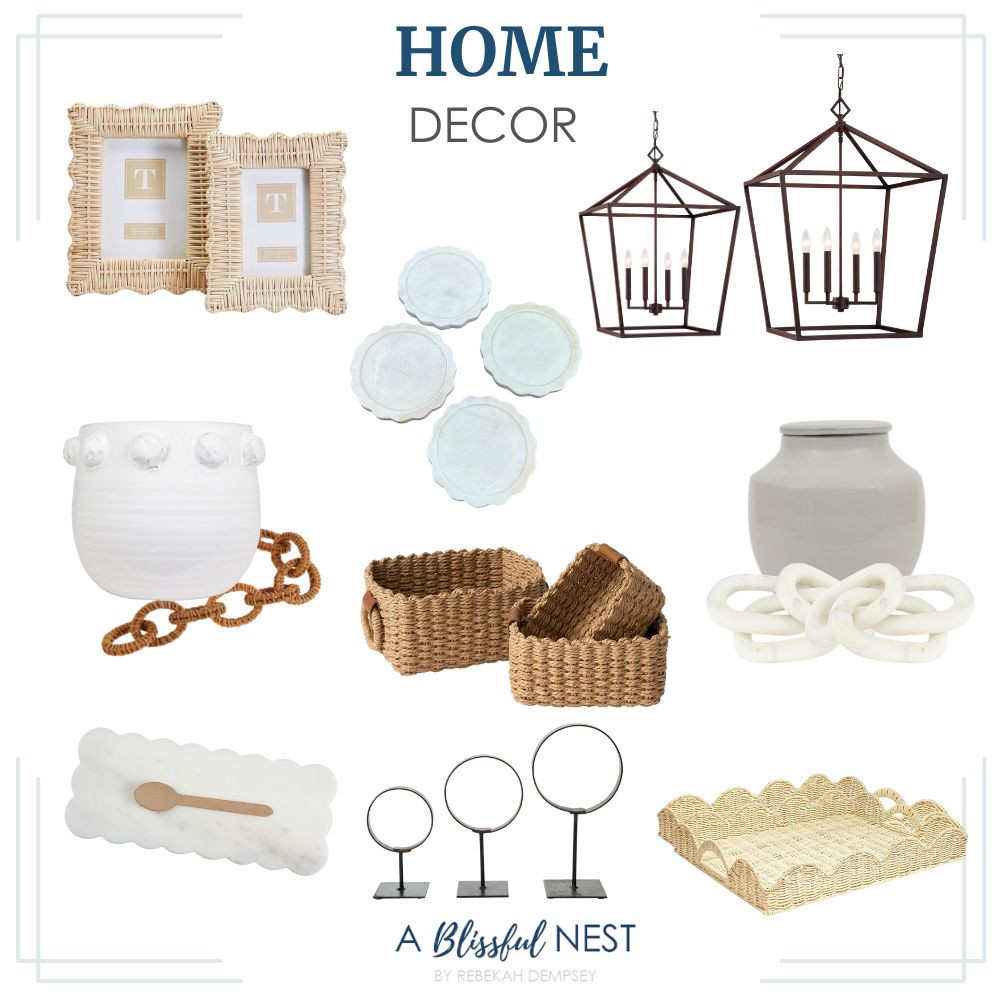 From drab to fab in minutes. Shop these home upgrades now.
white terracotta planter, light pendant, link knot decor, rattan photo frame, marble scalloped coaster, white terracotta cachepot, white scallop marble board, boho chain link decor, metal rings, small wicker baskets, scalloped rattan tray basket 

 #LTKHome #LTKFindsUnder50 #LTKFindsUnder100