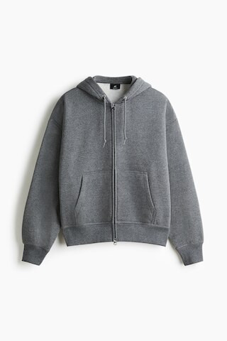 H & M - Oversized Fit Zip-through hoodie - Gray | H&M (US + CA)