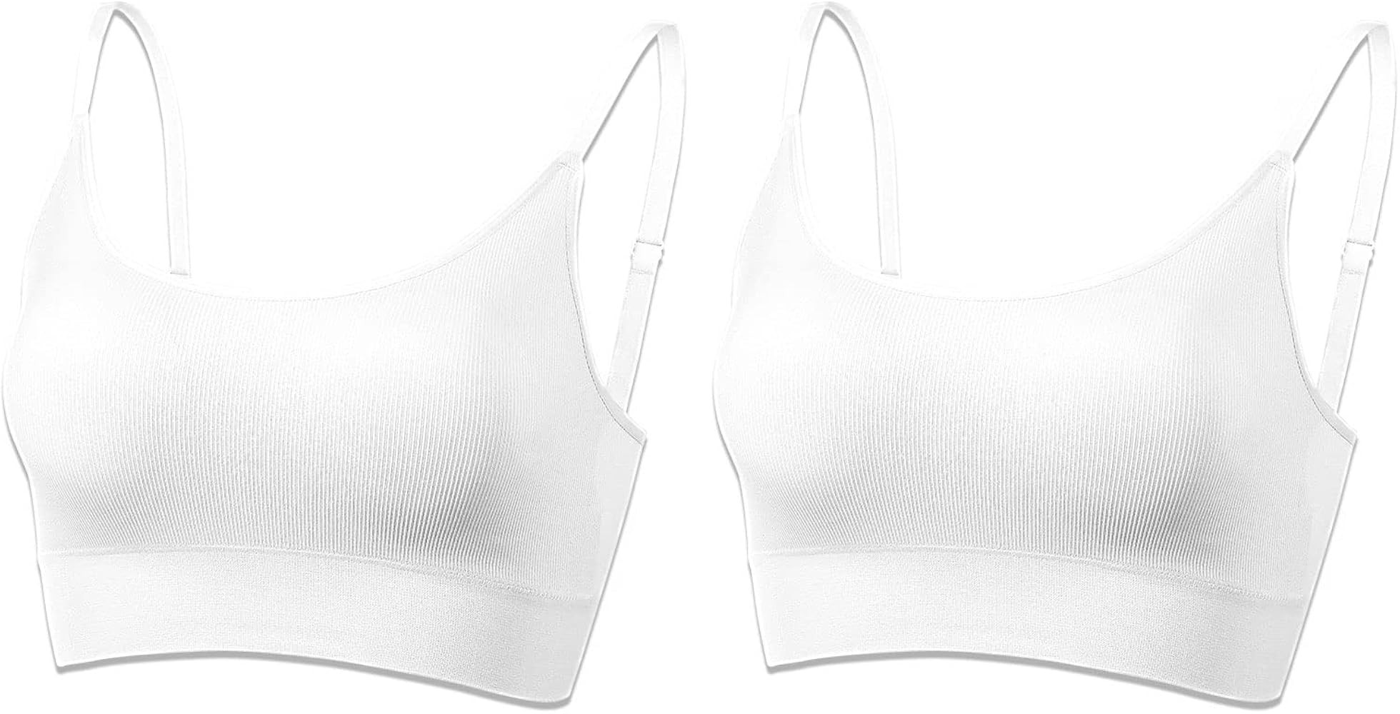 Womens Sports Bras for Women Light Support Padded Workout Bras for Women Supportive Seamless Wome... | Amazon (US)