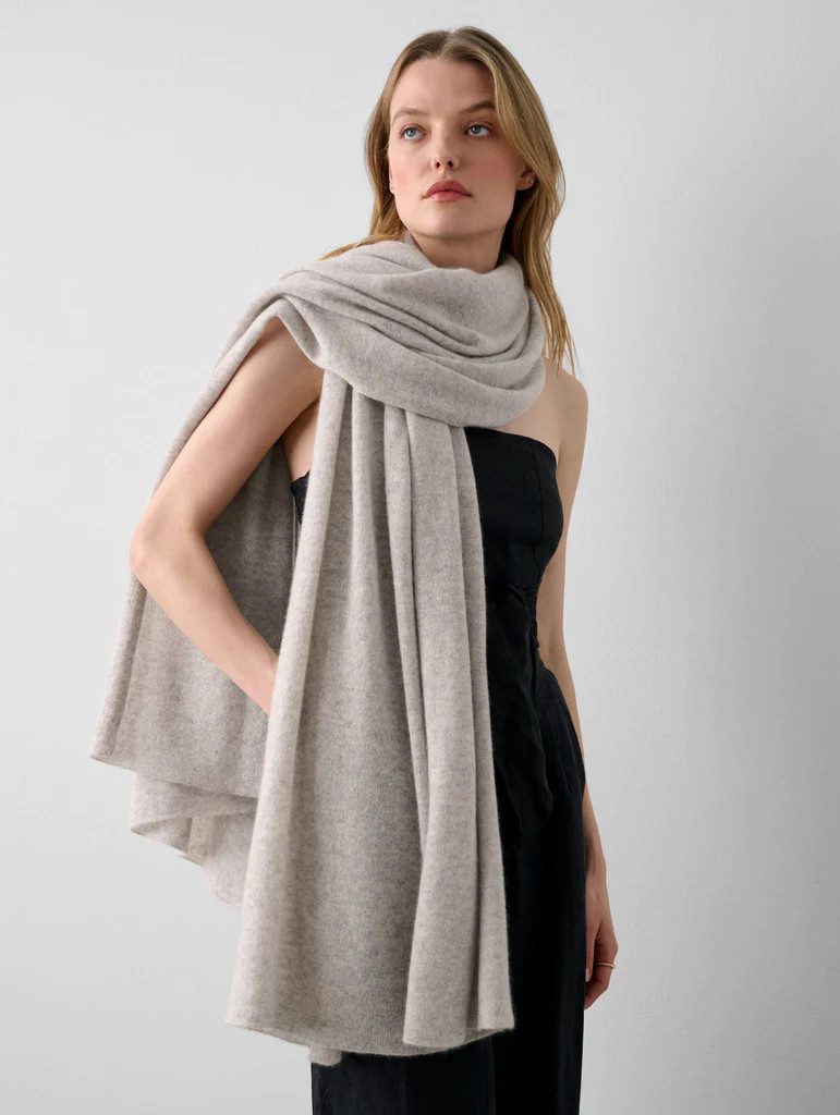 Cashmere Travel Wrap | White and Warren