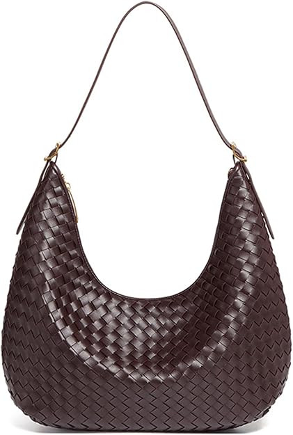 Shoulder Handbags Shoulder Bag for Women Totes Woven Vegan Leather Bag Hand Bag Working Lightweig... | Amazon (US)