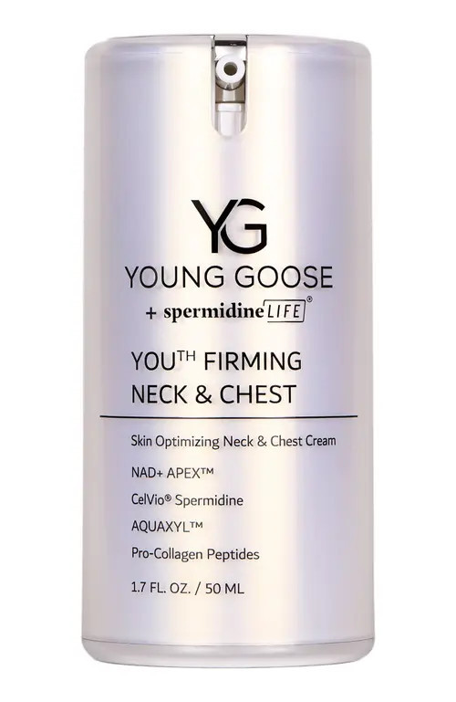 Young Goose YOUTH FIRMING NECK & CHEST Serum 50 ML in Transparent at Nordstrom | Nordstrom