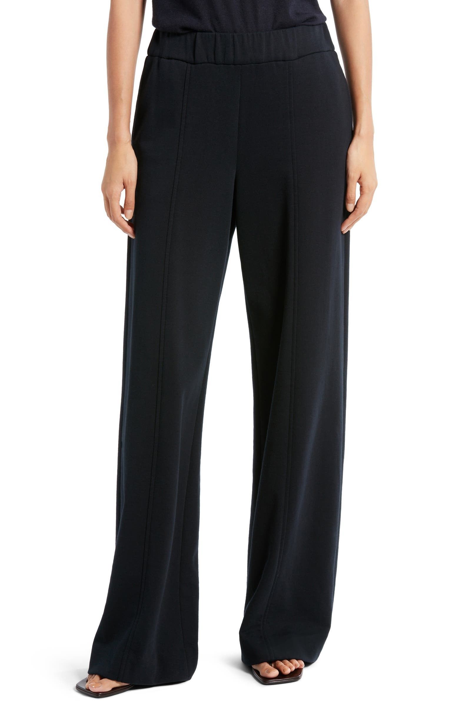 Cesto Wide Leg Cotton Jersey Pants | Nordstrom