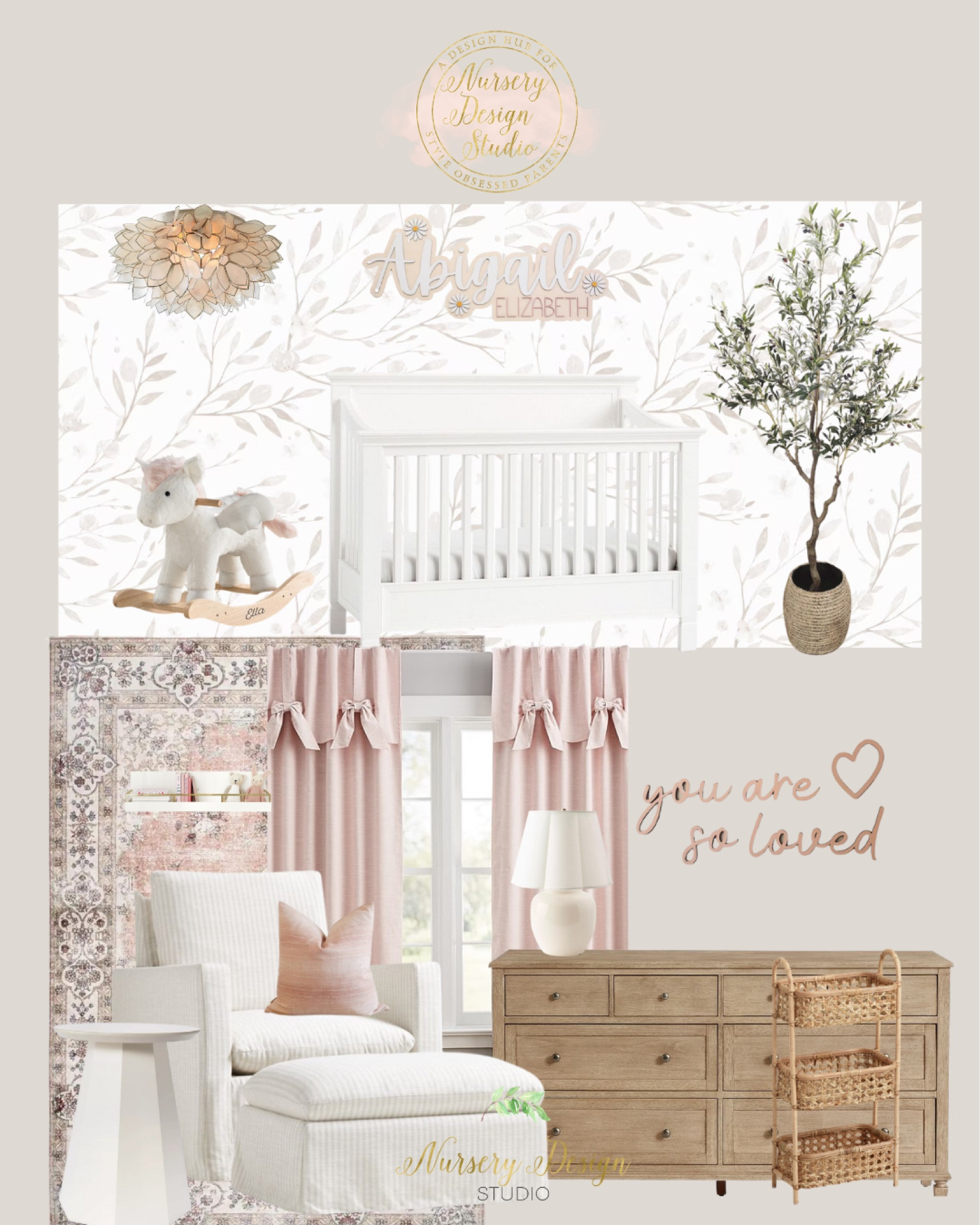 Attractive And Decorative Pink Nursery Ideas