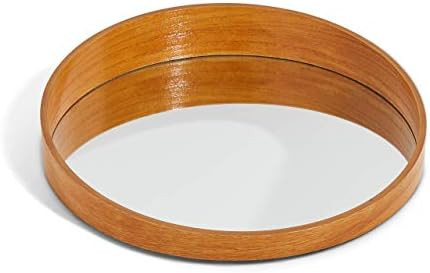 A Rated Trading Round Bamboo Mirror - 20 Inches - Vanity Bathroom Mirror - Large Circle Wall Deco... | Amazon (US)