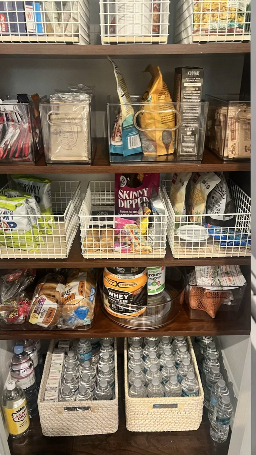 A pantry refresh using a mix of Amazon and The Container Store products to create clear categories, better visibility, and easier access to everyday items.

I linked the bins, baskets, turntables, and pantry organizers used to help make the space feel calmer and easier to maintain.

#LTKHome #LTKU #LTKmomlife