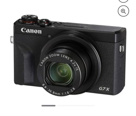Canon Powershot G7X Mark III Black

#LTKGiftGuide #LTKtravel