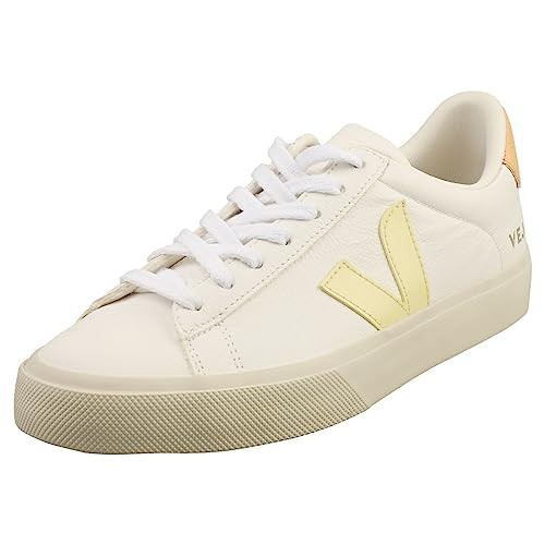 Veja Campo Men's Lace Up Chromefree Leather Trainers (Black White, 9 US) | Amazon (US)