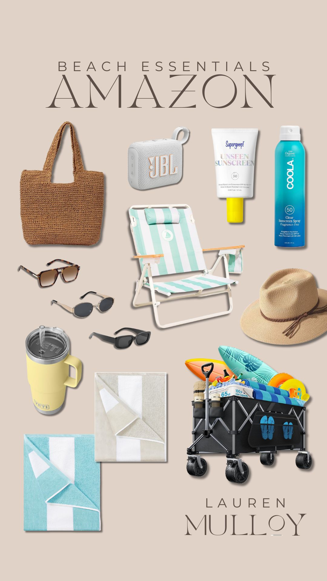 Beach Essentials from Amazon! 🏝️

amazon finds, vacation essentials, beach trip, beach bag, Military Wife, Military Mom, Active Mom, Virginia Beach, Lauren Mulloy 

 #LTKSeasonal #LTKSwim #LTKTravel