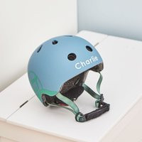 Personalised Scoot and Ride Steel Blue Helmet XXS-S | My 1st Years (Global)