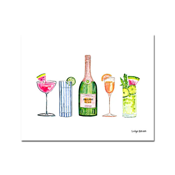 The "Happy Hour" Fine Art Print | Evelyn Henson