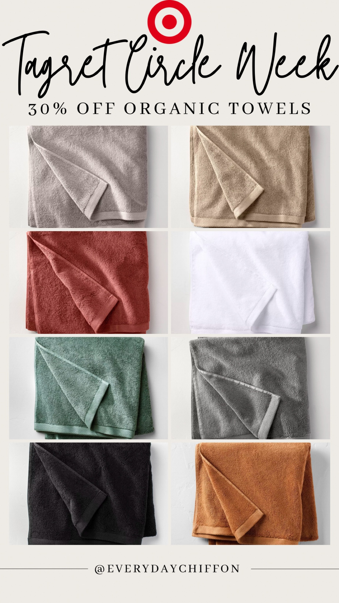 Organic towels 30% off: Target Circle Week. We have used these for yearrrs. They’re so good & so soft!

Target finds
Target home
Bathroom Decor 

#LTKHome #LTKSummerSales #LTKFindsUnder50