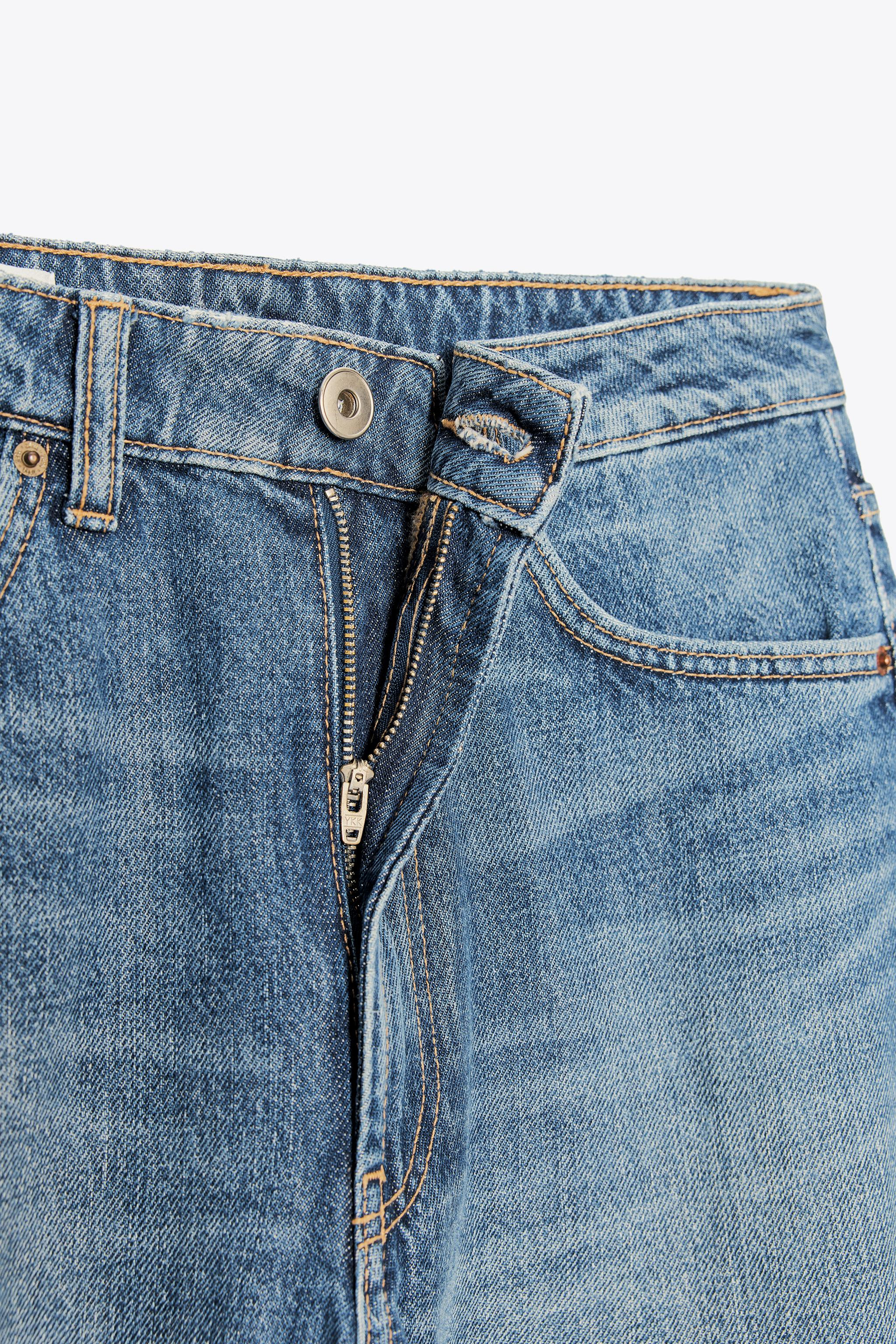 TRF MID-RISE BAGGY BARREL JEANS | Zara US