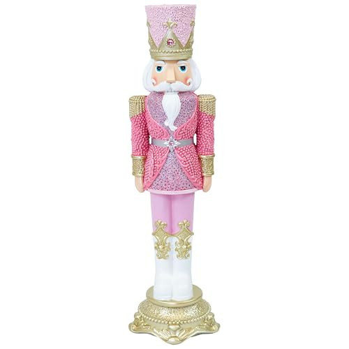 Sunnydaze 3ft Kenneth The Princely Nutcracker Christmas Decoration - Polyresin Indoor or Outdoor Nutcracker Statue | Amazon (US)