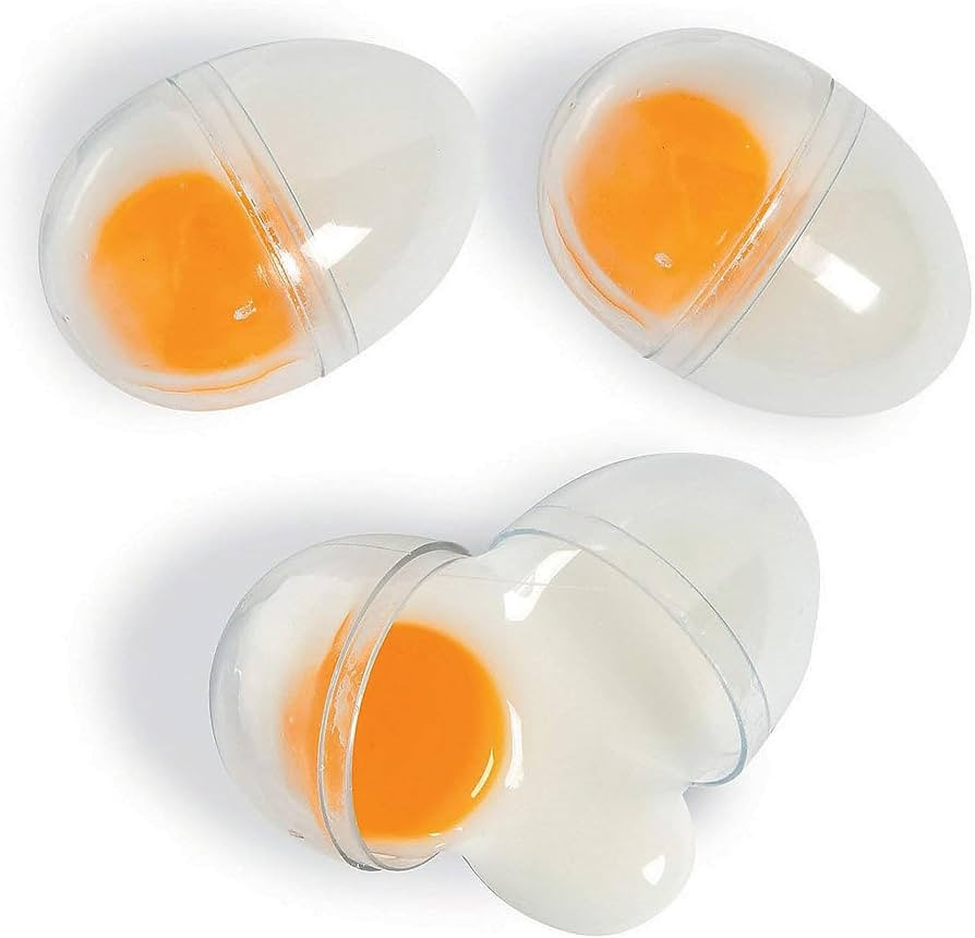 Fun Express Easter Eggs with Slime - Set of 12 Egg Yolk Slime for Prank Lovers, Unforgettable Eas... | Amazon (US)