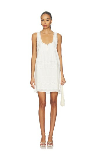 SPELL Maiden Lace Mini Dress in White. - size M | Revolve Clothing (Global)