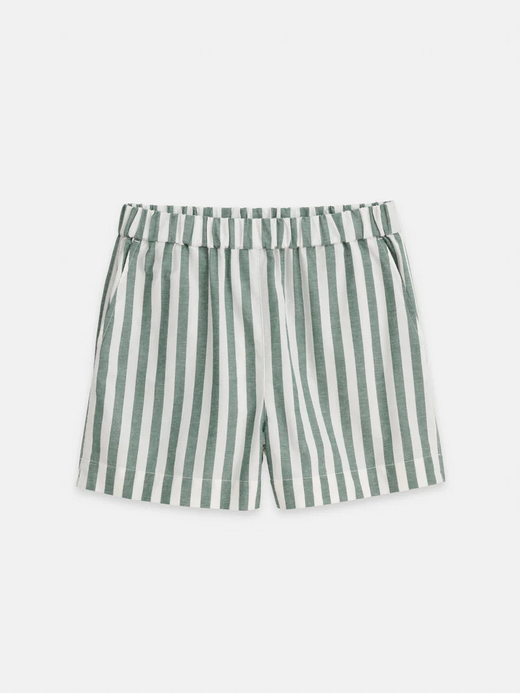 Poolside Shorts In Positano Stripe | Alex Mill