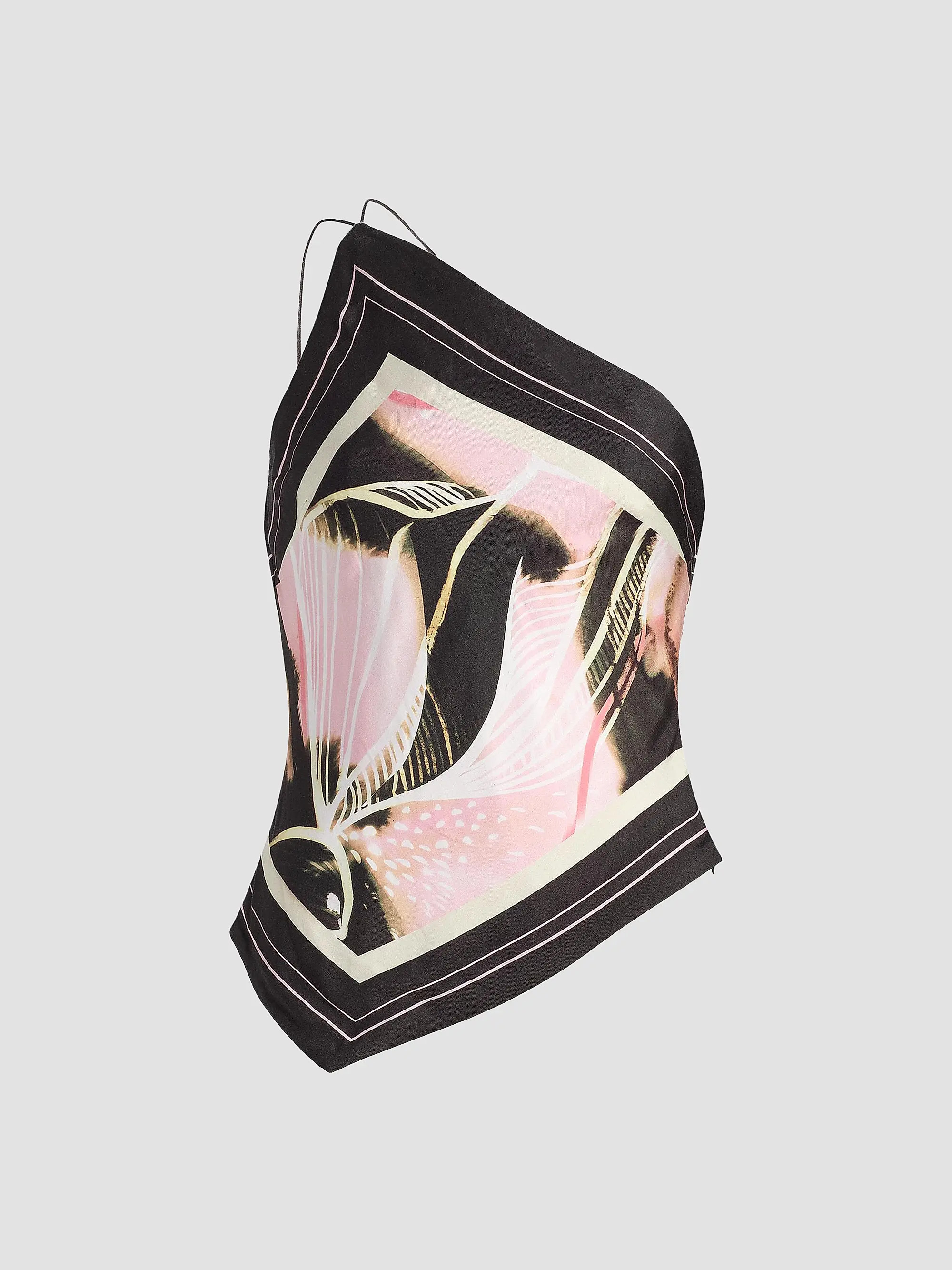 Lyra Scarf One-Shoulder Top | Saks Fifth Avenue