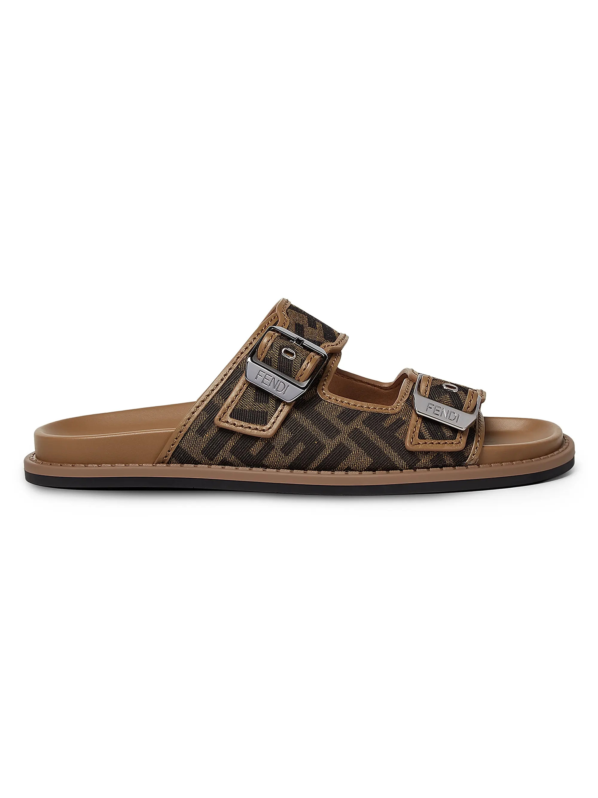 Fendi Fendi Feel Logo Sandals | Saks Fifth Avenue | Saks Fifth Avenue