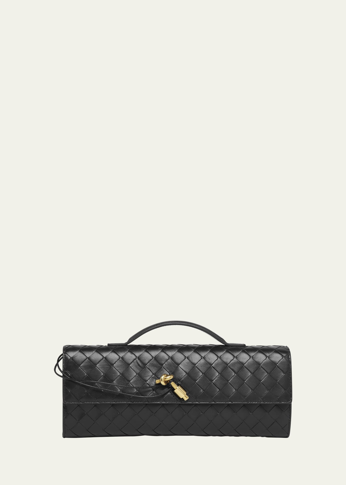 Bottega Veneta Long Andiamo Clutch Bag with Handle | Bergdorf Goodman