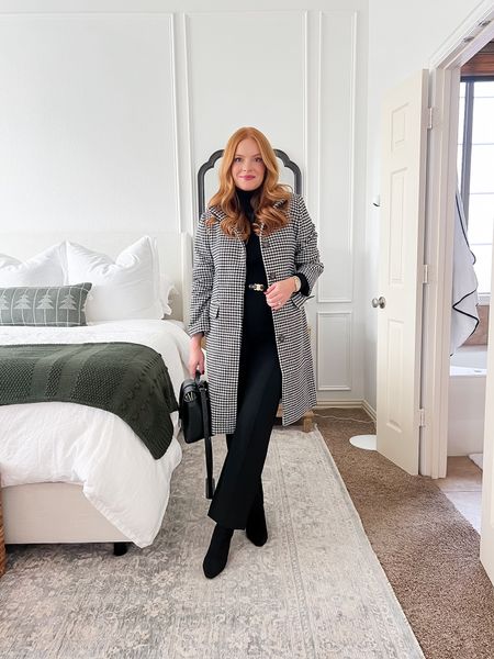 Ann taylor try on! Up to 40% off winter workwear!

Sizing:
Work pants — 8
Turtleneck — small
Houndstooth Coat — small 

#LTKSeasonal #LTKworkwear #LTKstyletip