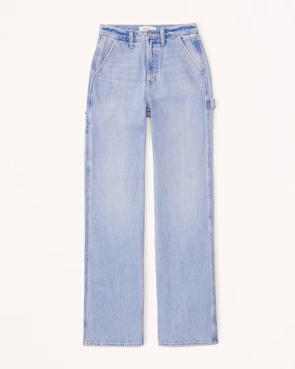 Women's Curve Love High Rise 90s Relaxed Jean | Women's New Arrivals | Abercrombie.com | Abercrombie & Fitch (US)