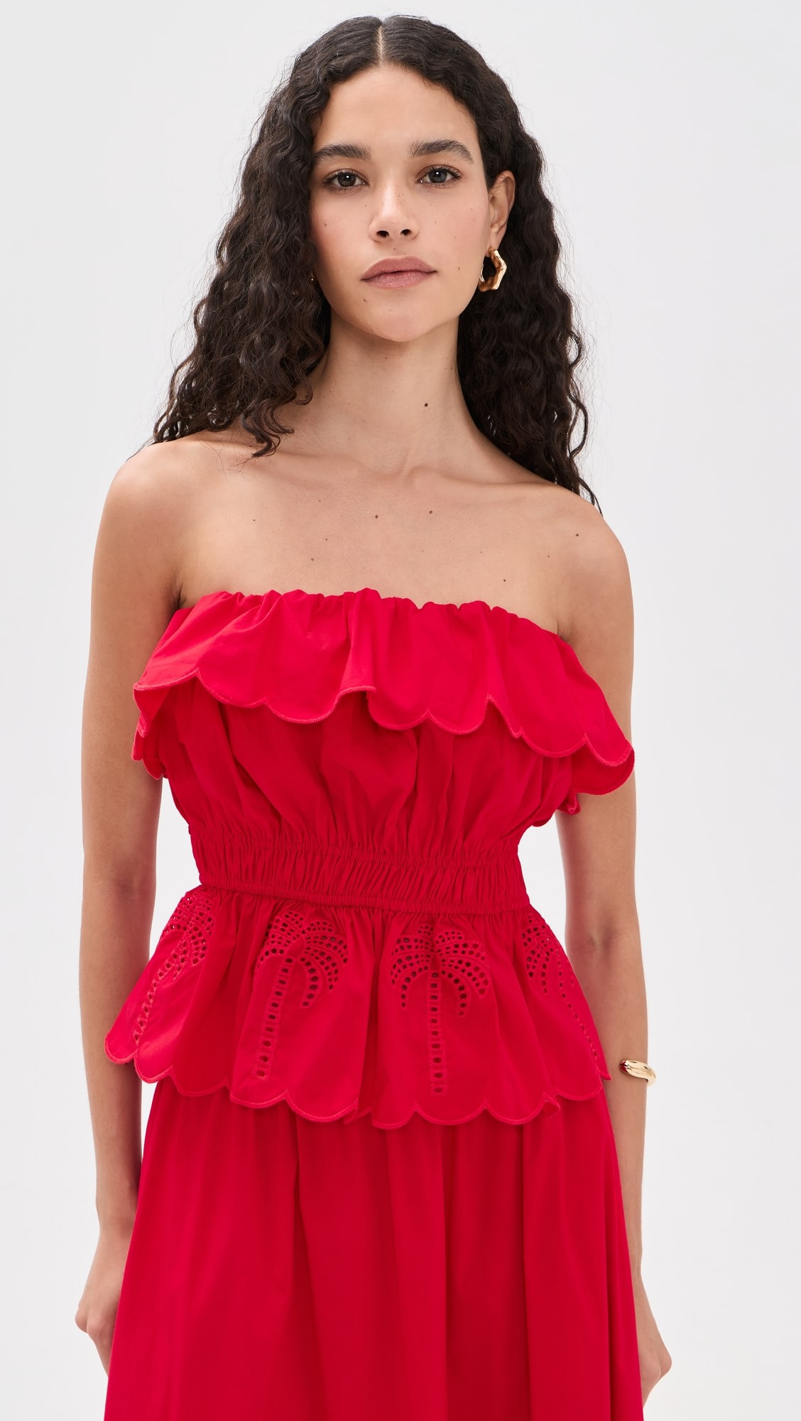 Embroidery Strapless Top | Shopbop