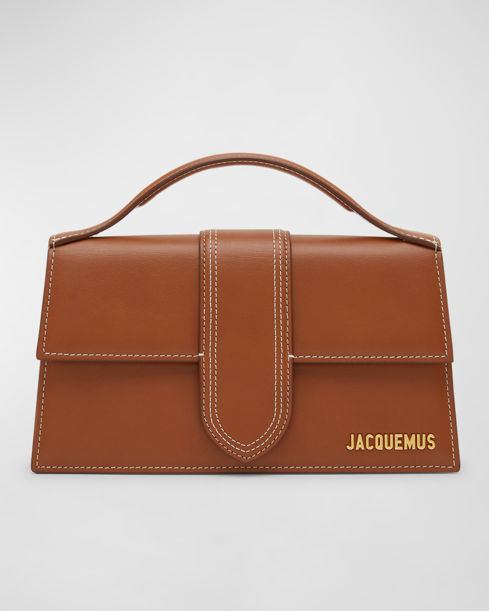 Jacquemus Le Grand Bambino Leather Crossbody Bag | Neiman Marcus