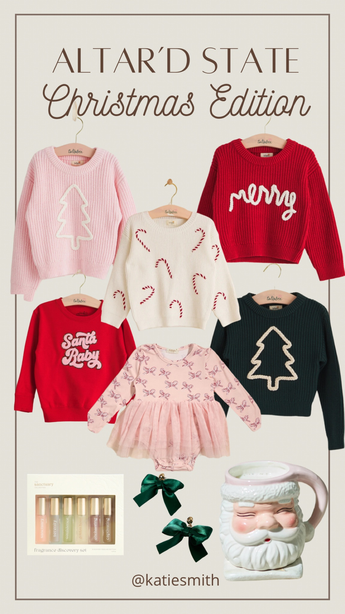 Altar’d State Toddler Christmas edition 🤍❤️🎄

Christmas toddler clothes | Christmas sweater for toddler | knit sweater toddler | Christmas knit sweater | girls sweater | girls Christmas sweater | pink | merry Christmas | Santa | Santa outfits | candy cane sweater toddler | Christmas tree sweater | Santa mug | Santa coffee cup | perfume set for Christmas | Christmas gifts 

#LTKHoliday #LTKSeasonal #LTKGiftGuide