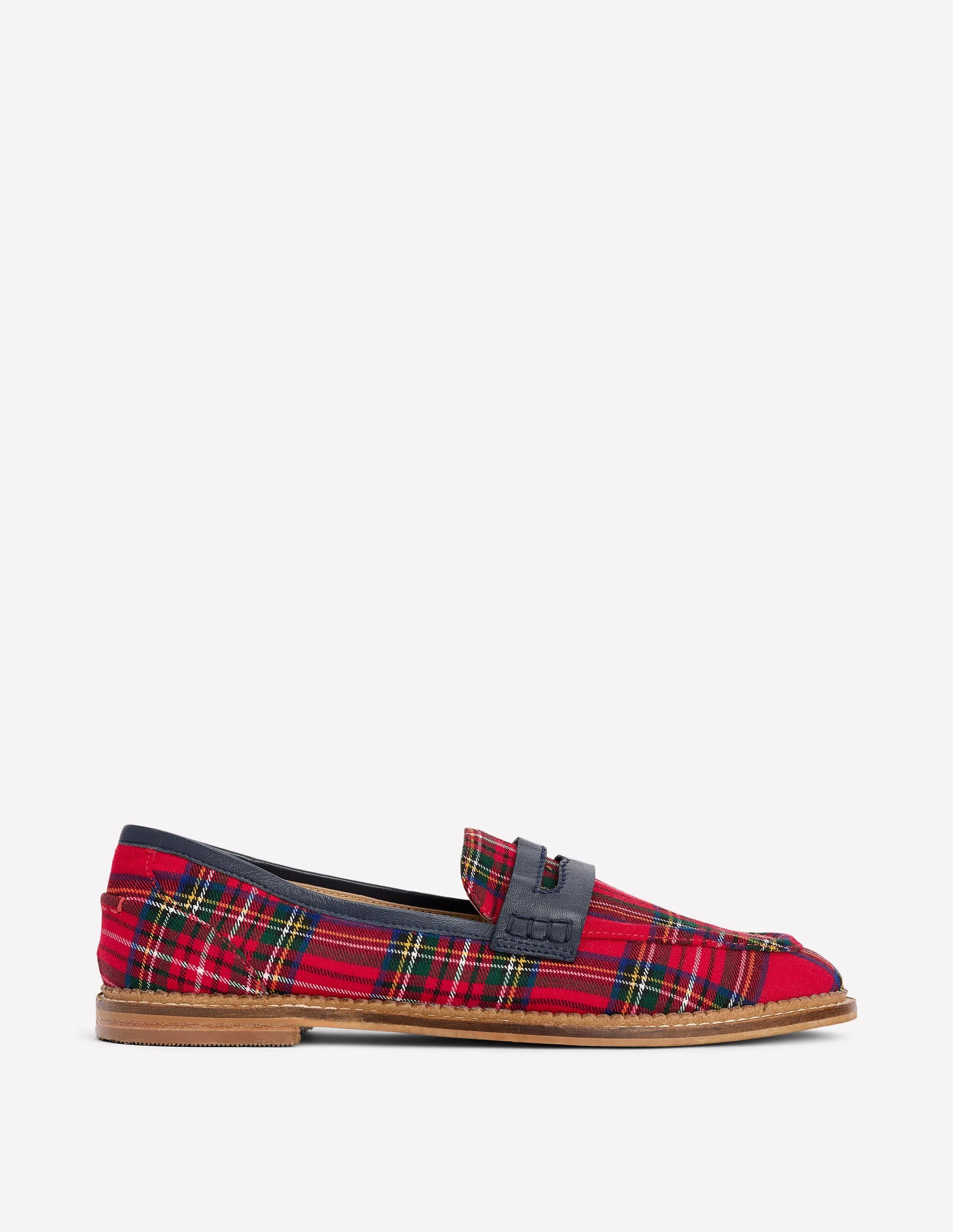 Nya Penny Loafers-Tartan | Boden UK