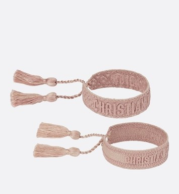 J'Adior Bracelet Set Pink Dior Oblique Cotton | DIOR | Dior Beauty (US)