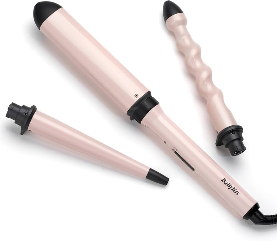 BaByliss Curl and Wave Trio Styler, Multi-Styler, Hair Waver and Hair Curler, Beachy Waves, Loose... | Amazon (UK)
