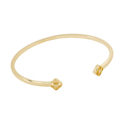 Kendra Scott Iris 14K Gold Over Brass Cuff Bracelet - Gold: Open Closure, 0.3" Length, Elegant Jewelry Piece | Target