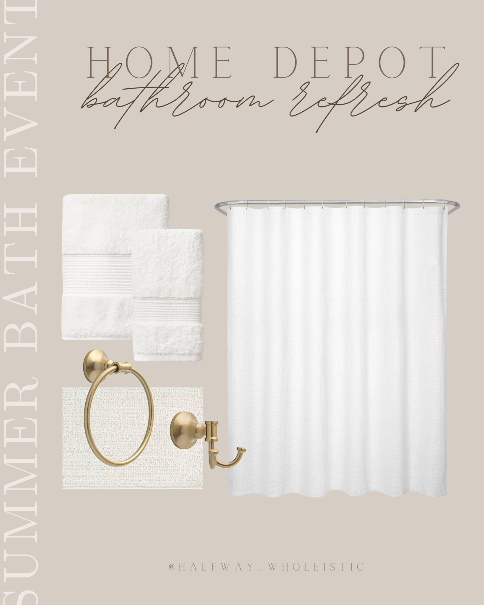 Bathroom refresh ✔️ Updated our bath essentials with some of my favorites from The @homedepot ! The simplest swaps can make such a big impact 🙌🏼

My go-to towels are The Company Store’s Legends Hotel Regal Ivory Egyptian Cotton towels – so soft and absorbent! Highly recommend the Delta bath hardware in champagne bronze for added warmth and functionality. Paired everything with the Laura Ashley Butter Chenille Bath Mat for that extra cozy step out of the shower, and the Zenna Home Textured Waffle Fabric White Shower Curtain for a crisp, clean look. Our bathroom has never felt more fresh and inviting. Shop everything now during summer savings at The Home Depot!

#thehomedepot #thehomedepotpartner https://liketk.it/4MotY 

#LTKSeasonal #LTKSaleAlert #LTKHome