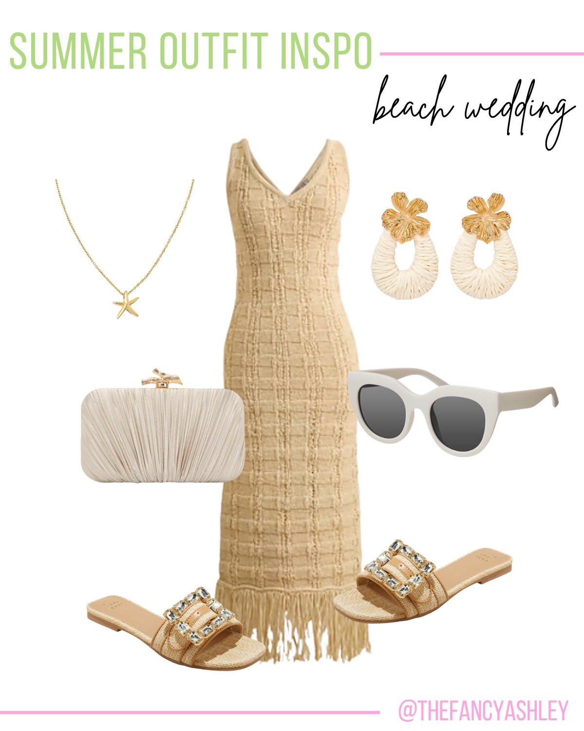 J.Crew coming in hot with THE cutest fringe dress for summer! Total perfection for beach weddings, vacays, or date nights—paired it with my fave Target sandals and accessories, all under $100. Snag the dress while it's on sale!

#LTKWedding #LTKSaleAlert #LTKFindsUnder100