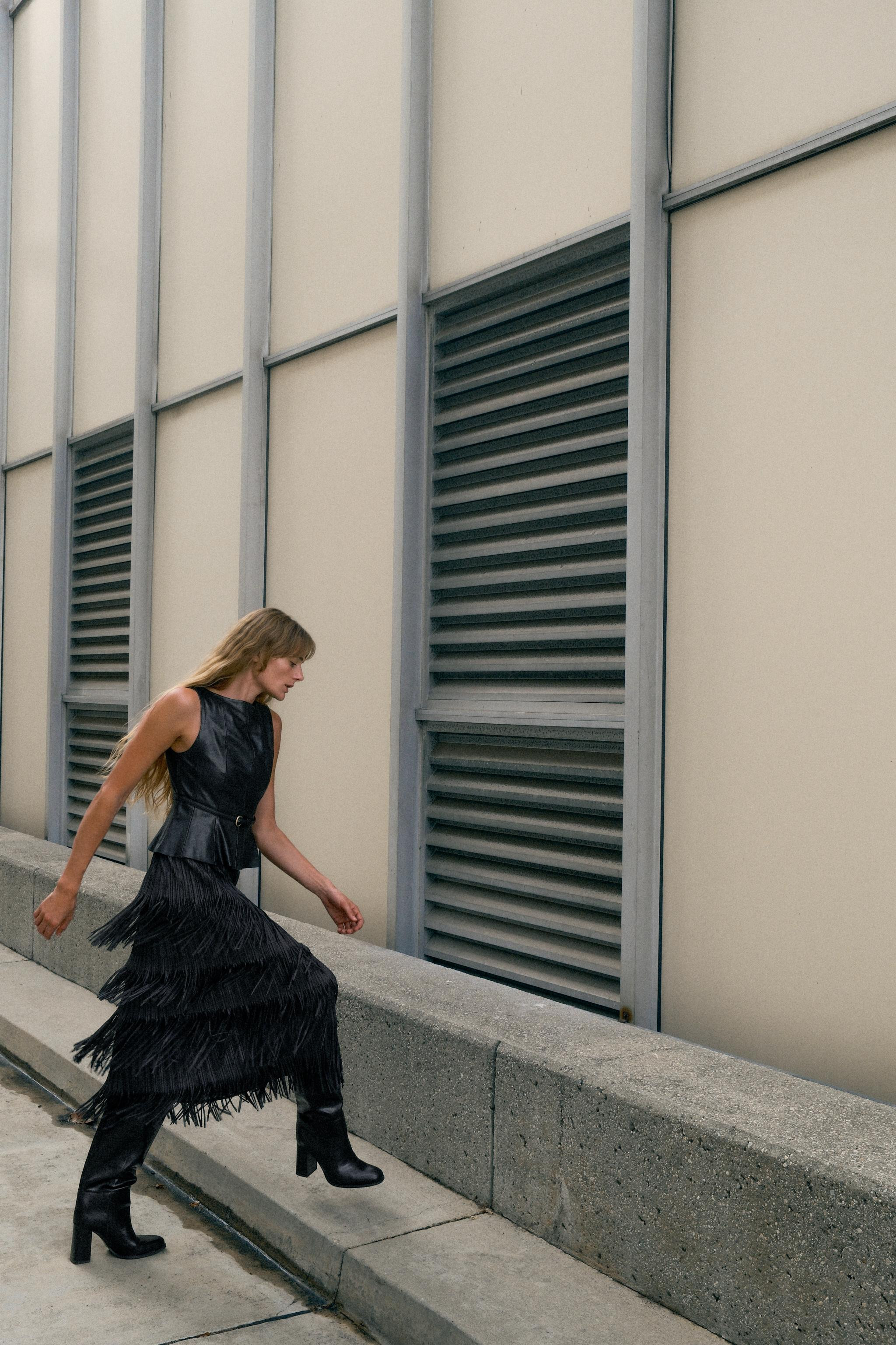 FRINGED MIDI SKIRT | Zara US