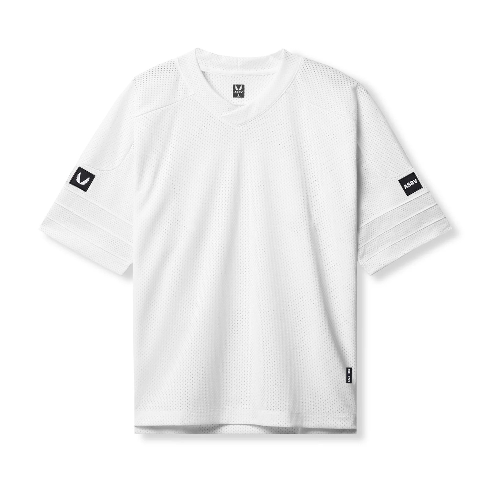 0772. SilverPlus™ Mesh Oversized Jersey - White | ASRV