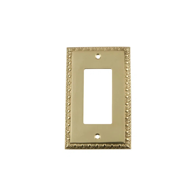 Egg and Dart 1-Gang Rocker Wall Plate | Wayfair North America