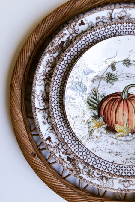Fall thanksgiving dishes are gorgeous! More on this tablescape coming next week! 

#LTKSeasonal #LTKHolidaySale #LTKHoliday