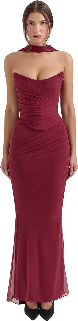 Cassidy Ruched Maxi Skirt | Nordstrom