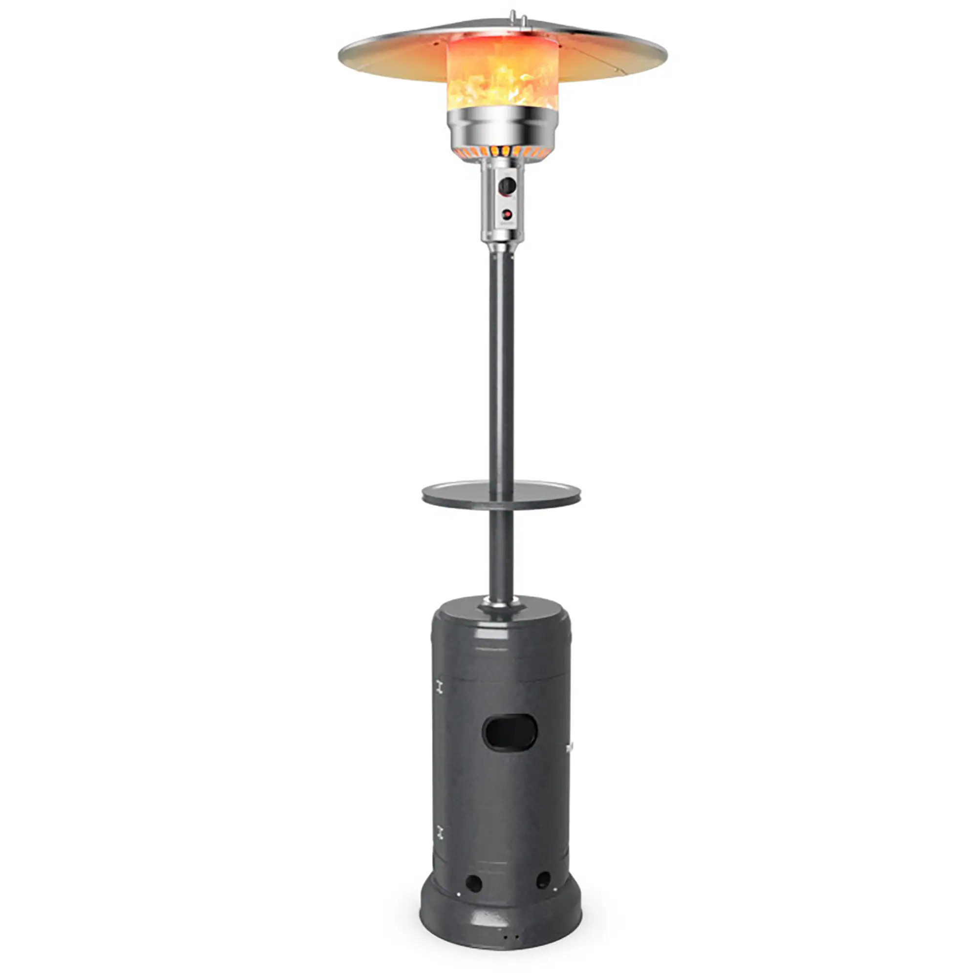 Clihome 48000 -BTU Gray Steel Floorstanding Liquid propane Patio Heater | CL-HW61848GR | Lowe's
